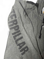 Caterpillar CAT Large Grey & Black Hoodie Sweatshirt