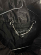 FOREVER NEW WOMEN  Dark Grey Rain Cropped Lined JACKET  SIZE 16