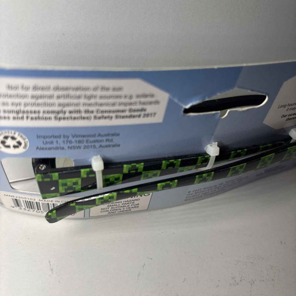 Minecraft blue light protecting glasses Brand New