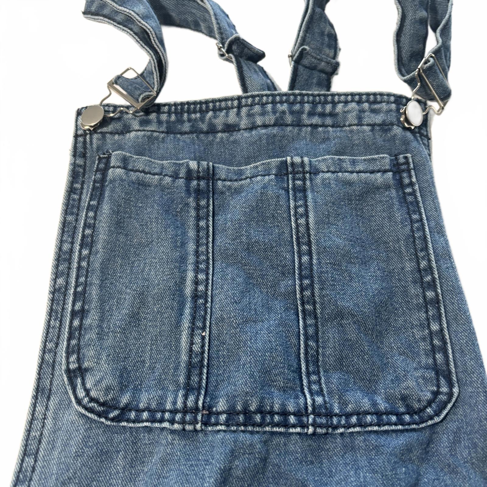 SHEIN Women's Denim Overalls Dress OXL Vintage Y2K Style