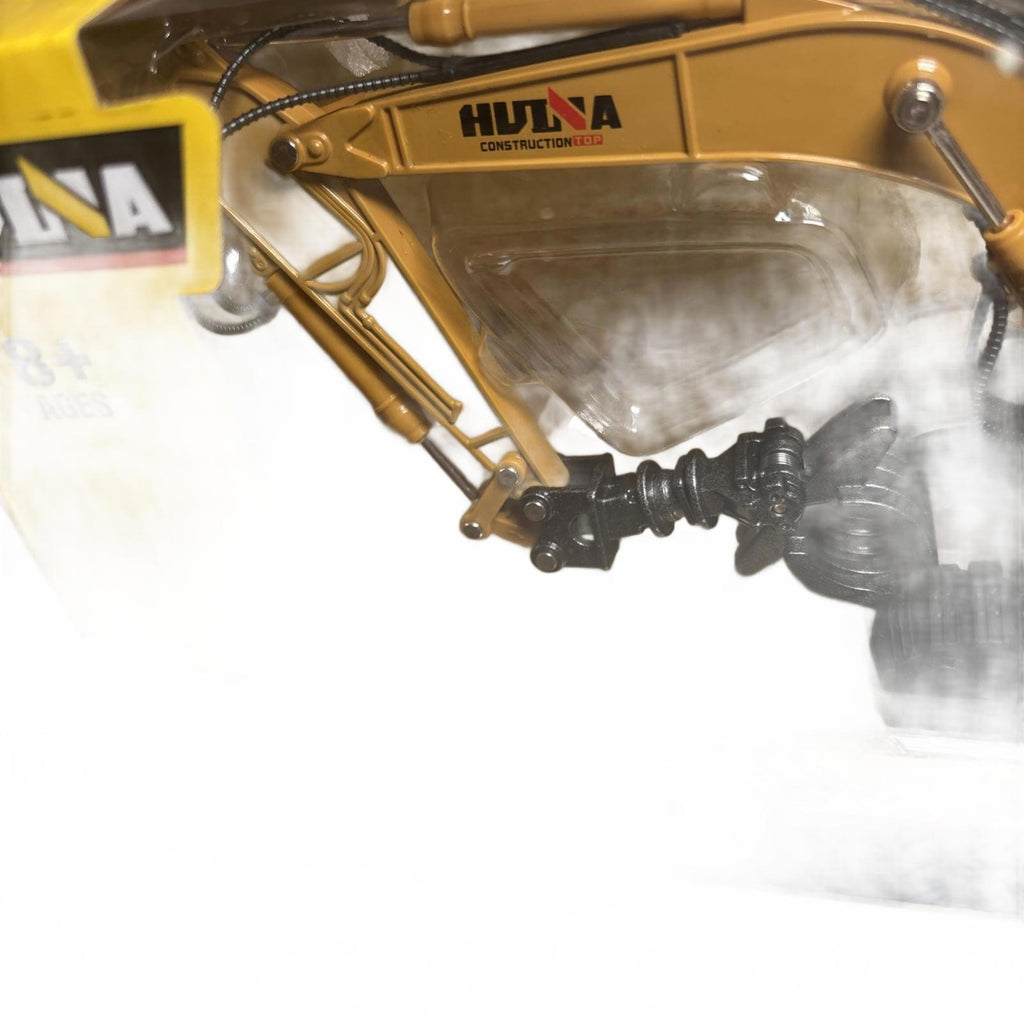 1:50 HUINA Diecast A Professional Grab Excavator Box Models 1713