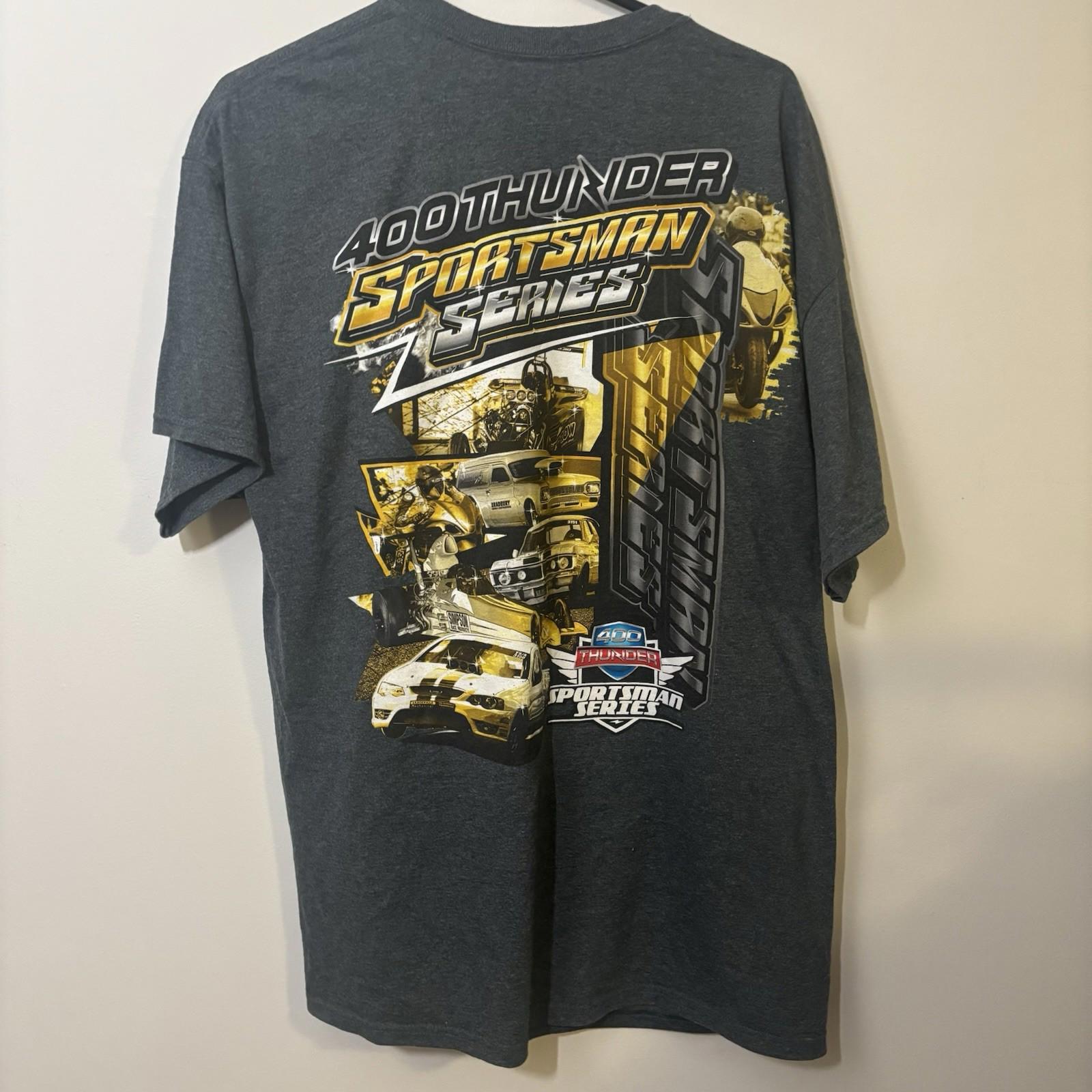 400 Thunder Sportsman Series Racing  Graphic T-Shirt Size XL - Come Sell Nearly Anything