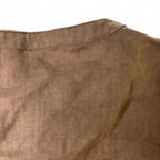 Free Woman Brown Linen Embroidered Top Size 14 - Come Sell Nearly Anything