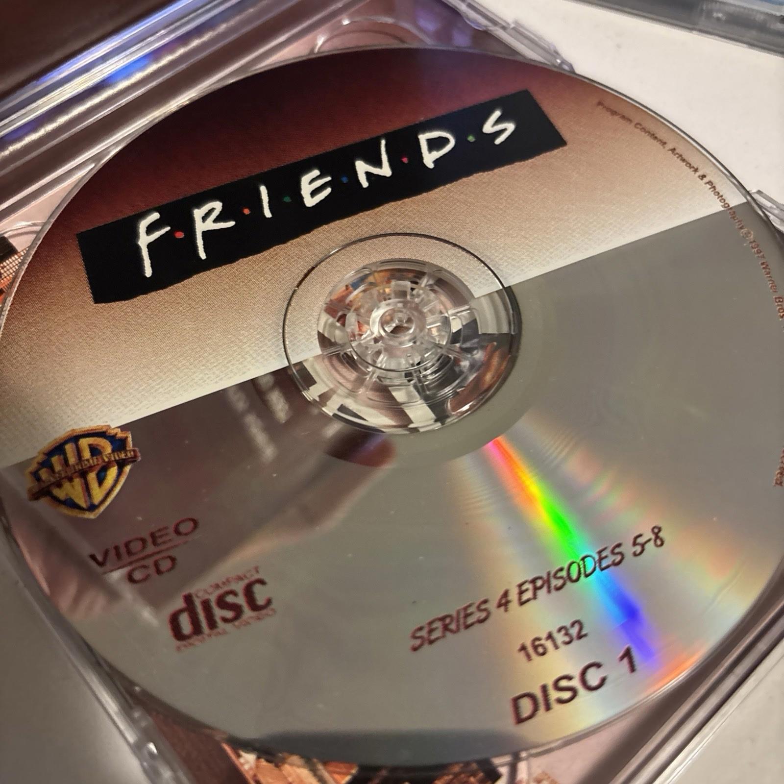 Very Rare 1998 Friends Season 4 Episodes 1-16 Original Video CD 8 VCD Set - Come Sell Nearly Anything