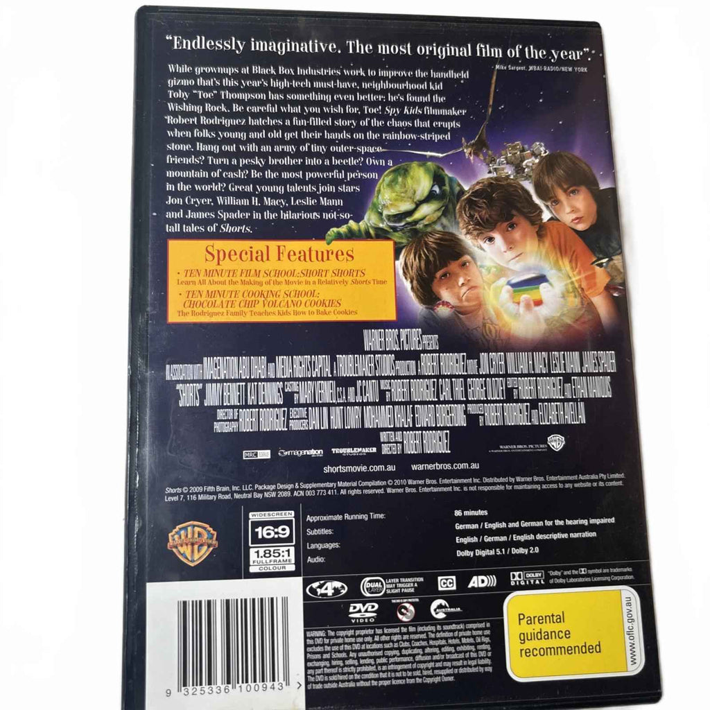 DVD Shorts The Adventures Of The Wishing Rock EX RENTAL Jon Cryer James Spader