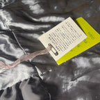 Women's CCT Fashion Silver Satin Bubble Hem Skirt with Ribbon Detail Size M BNWT