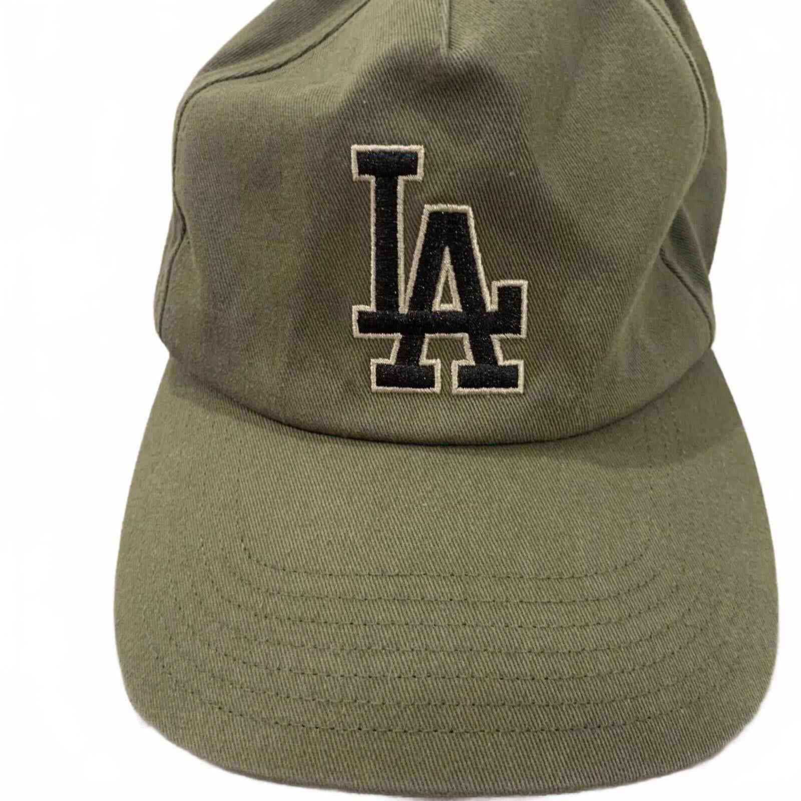 LA Dodgers Green BASEBALL Hat Cap Official Forty Seven Brand Adjustable Strap.