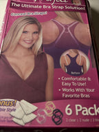 Strap Perfect Ultimate Lift Max Cleavage Control, Conceal Bra Straps, Pack of 6 - Come Sell Nearly Anything