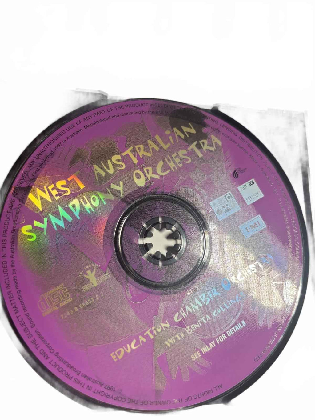 West Australian Symphony Orchestra Education Chamber Orchestra CD with Benita - 