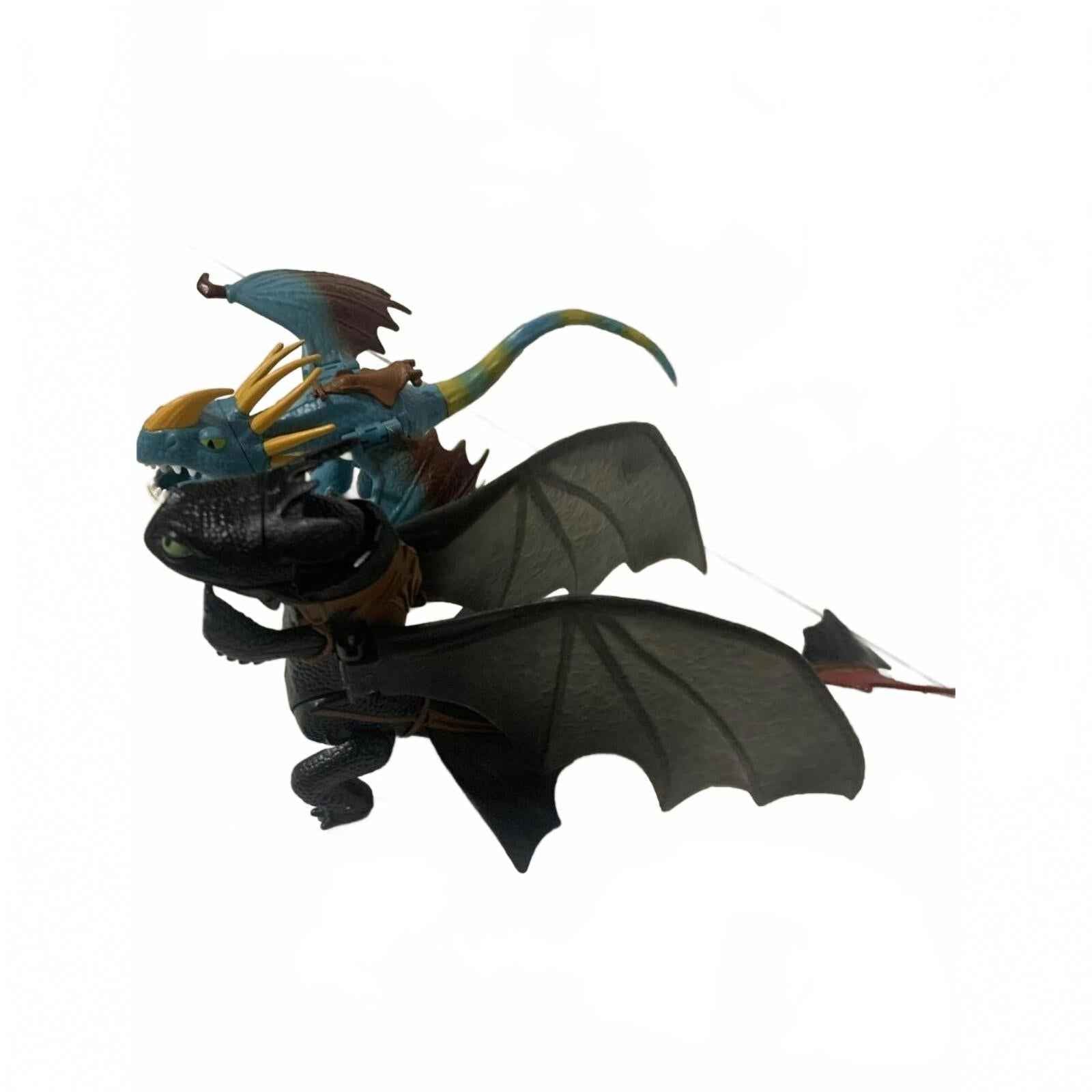 How To Train Your Dragon Toothless Night Fury & Storm Dragon Figure Toy 2014.