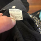 Tightrope Black Mini Skirt w Studded 14 T11-05 - Come Sell Nearly Anything