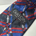 Men's Plaid Patterned Neck Tie Hand Made Donald Trump Design Business