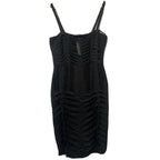 LIZ JORDAN Ladies Black Silluette Formal Evening Party Midi Dress- Size 14 bnwt - Come Sell Nearly Anything