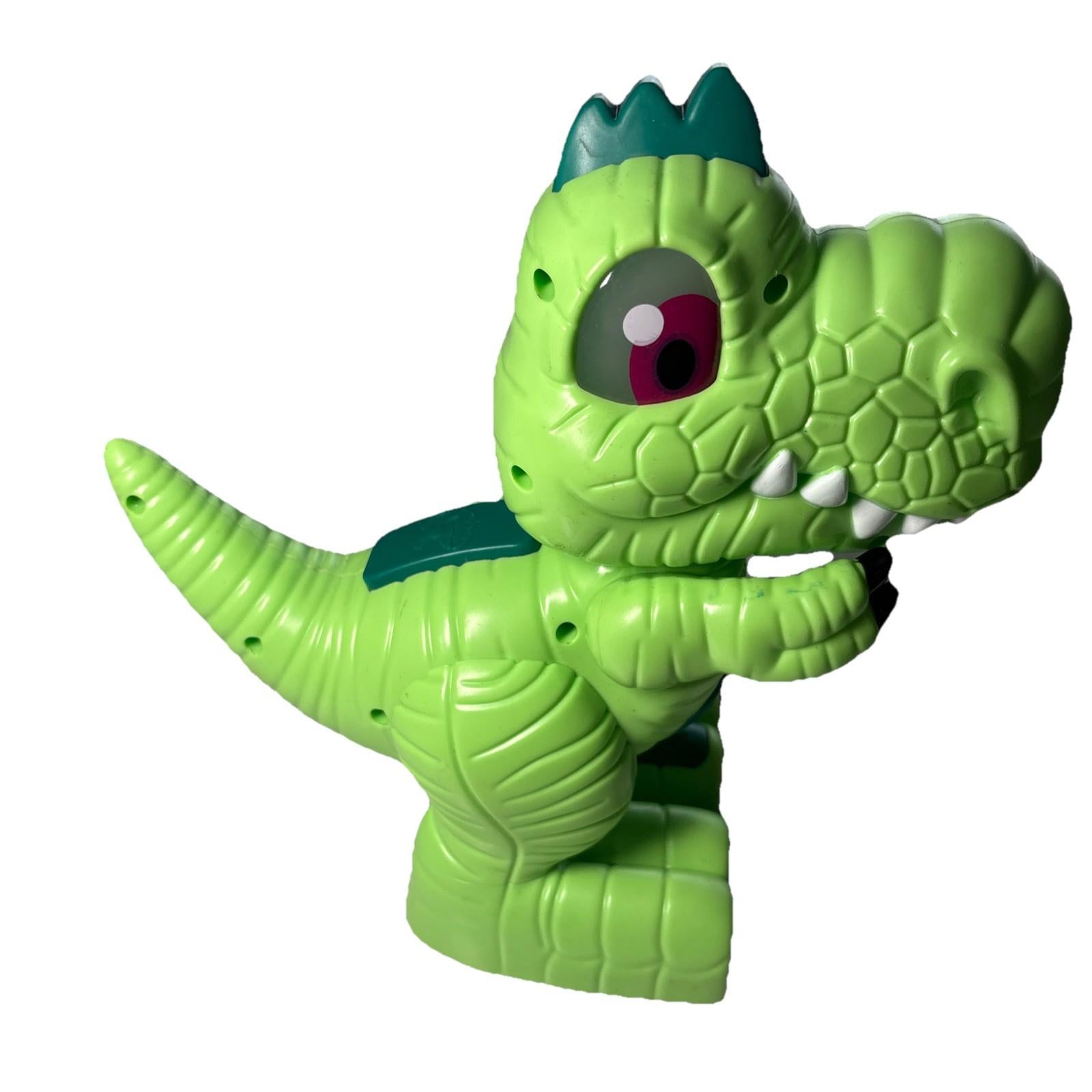 Electronic Green Rex Dinosaur with Lights and Sounds - Works