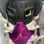 Nike Air Jordan VI 6 Retro White Bright Grape GS Grade School 543390-127 Size 2Y