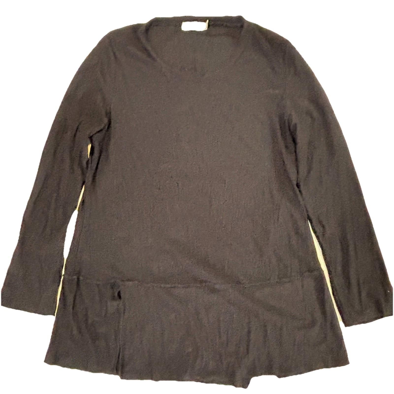 RJ Wear Size S Black Fit & Flar Black Long Sleeve Top - Come Sell Nearly Anything