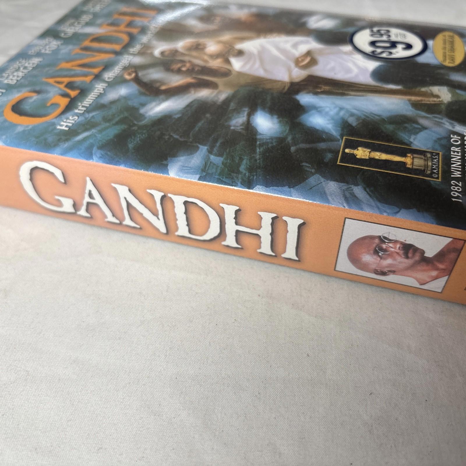 Gandhi VHS Video Tape PG  Ben Kingsley Candice Bergen Edward Fox John Gielgud - Come Sell Nearly Anything