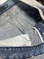 Just Cavalli Men's Straight Leg Jeans Size 31 Vintage Washed Denim Double Pocket