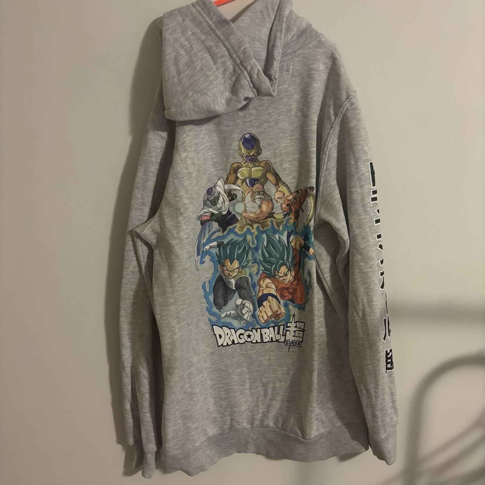 Dragon Ball Z Super Jumper Big Decal Size Good Condition XS