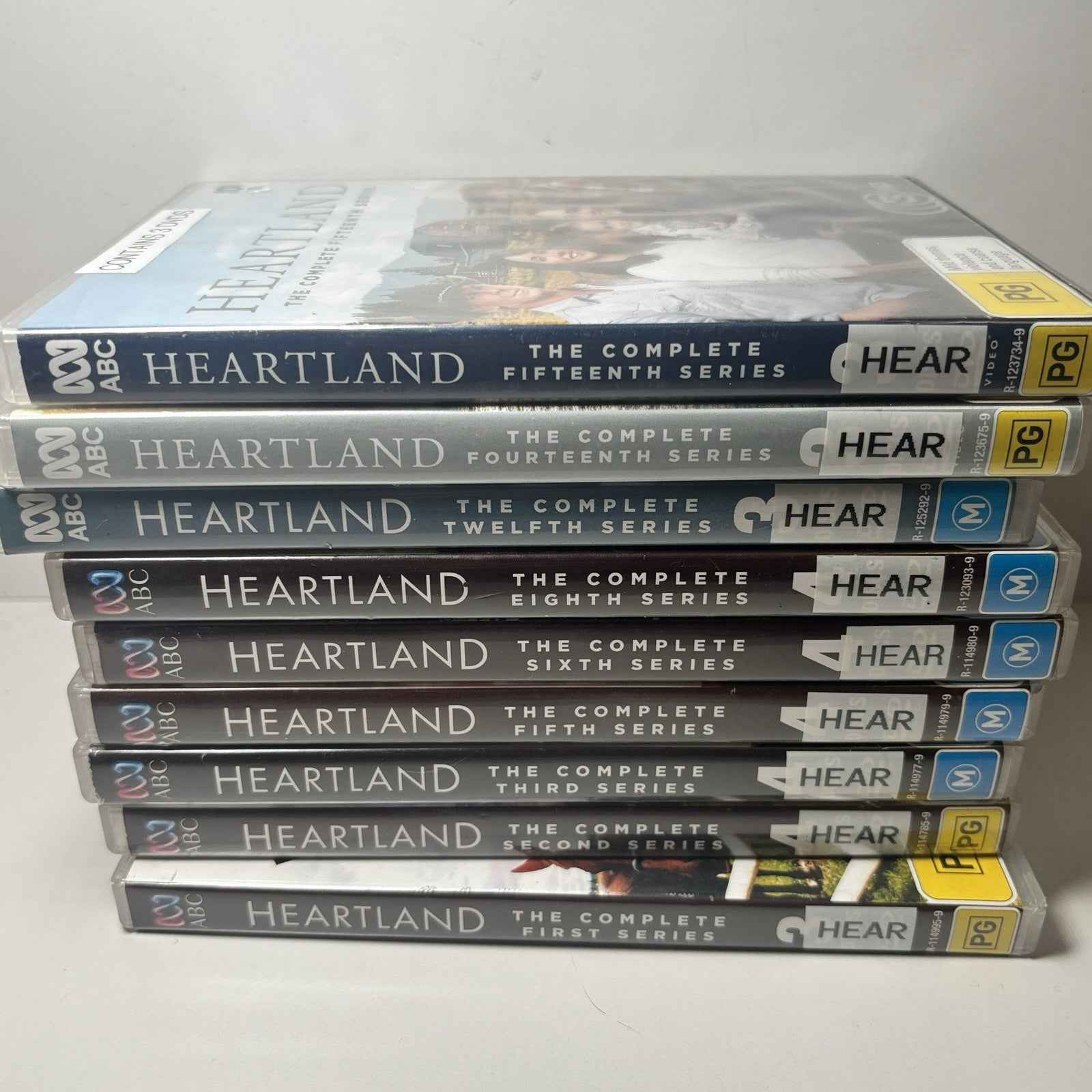 Heartland (Series 1,2 3,5 6, 8, 12 14 & 15 ) DVD Bundle Region 4