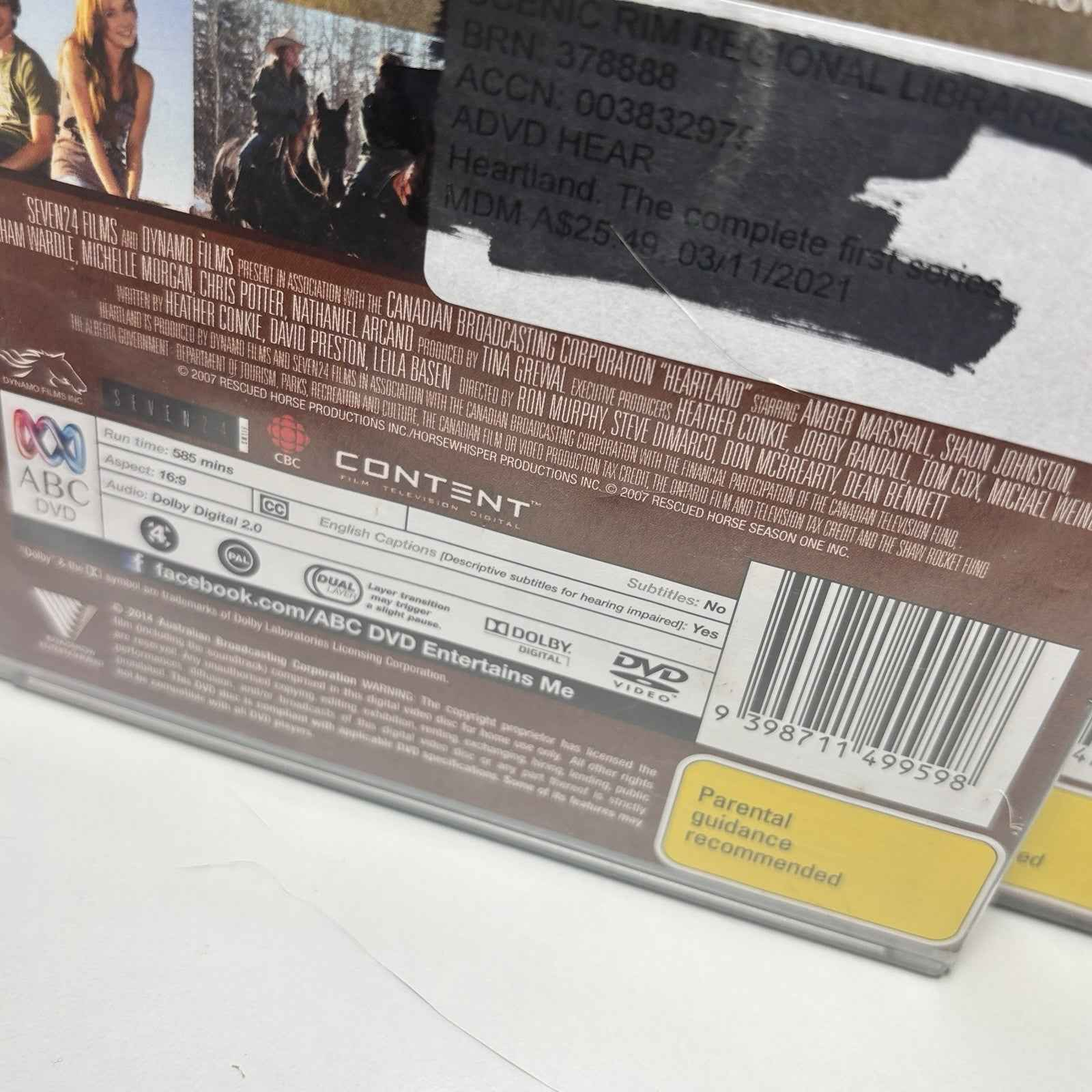 Heartland (Series 1,2 3,5 6, 8, 12 14 & 15 ) DVD Bundle Region 4