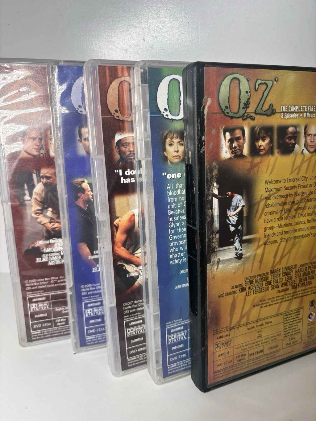 Oz (Seasons 1-5) DVD Bundle Region 4