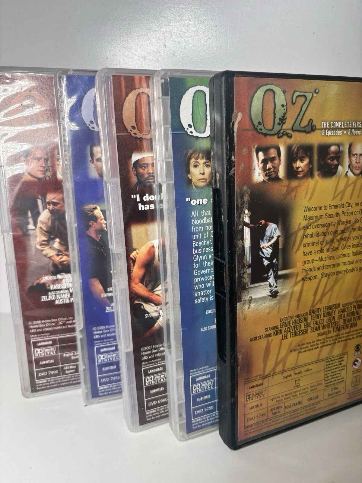 Oz (Seasons 1-5) DVD Bundle Region 4