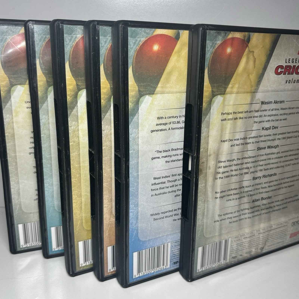 Legends of Cricket (Volumes 1-6) DVD Bundle Region 4