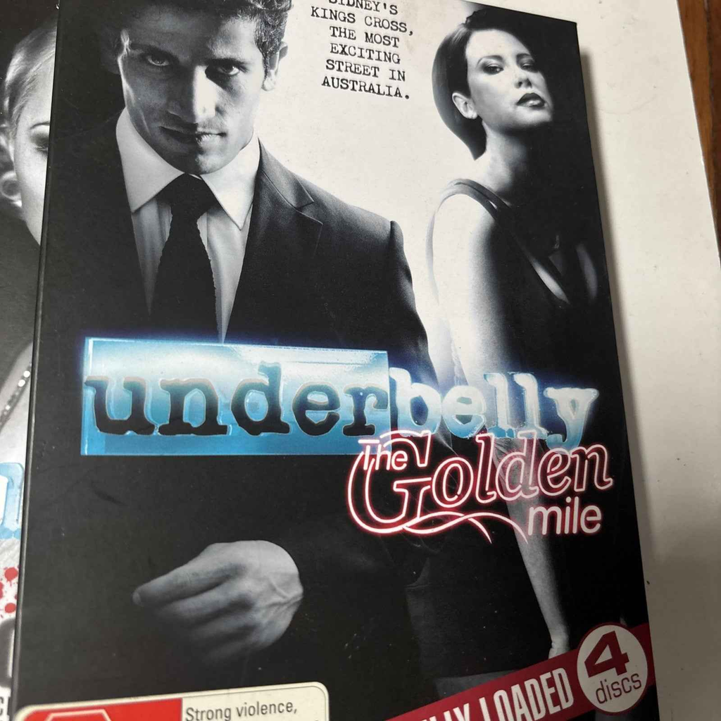 Underbelly Uncut Dvd Lot Golden Mile Badness Razor A Tale of Two Cities R4 Pal