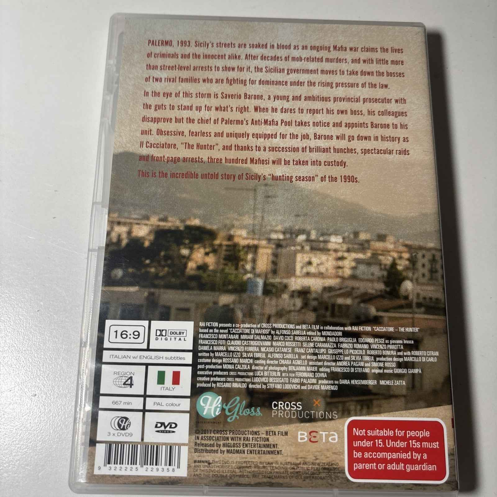 Il Cacciatore: The Hunter DVD NEW (Region 4 Australia)