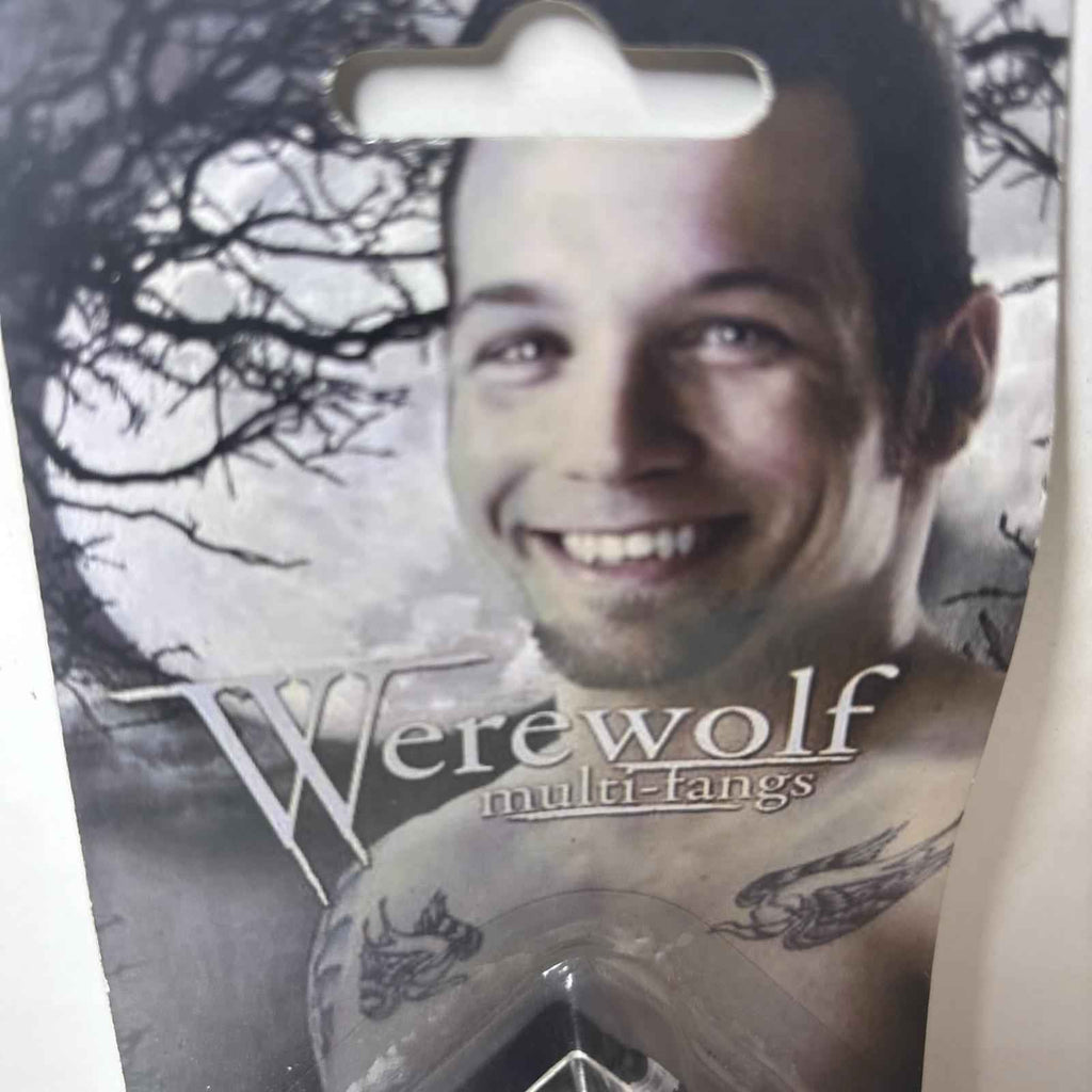 Adult Billy Bob Werewolf Multi Fang Costume Teeth Fangs Accessory
