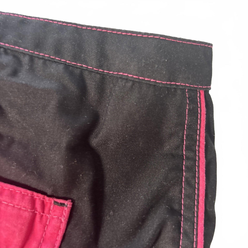 Ripcurl Shorts Women 14 Black (Pink Stitching) Low Rise Board shorts