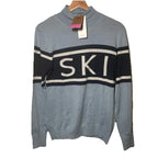 Crane Ski Merino Polyester Jumper  Navy Blue Knit Sweater BNWT - Come Sell Nearly Anything