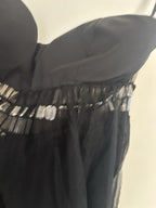 New Century Women's Strapless Black Dress Size 10 Elegant Evening Wear - Come Sell Nearly Anything