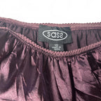 Sass Women's Purple Vintage Satin Skirt Size 10 Y2K Goth Style