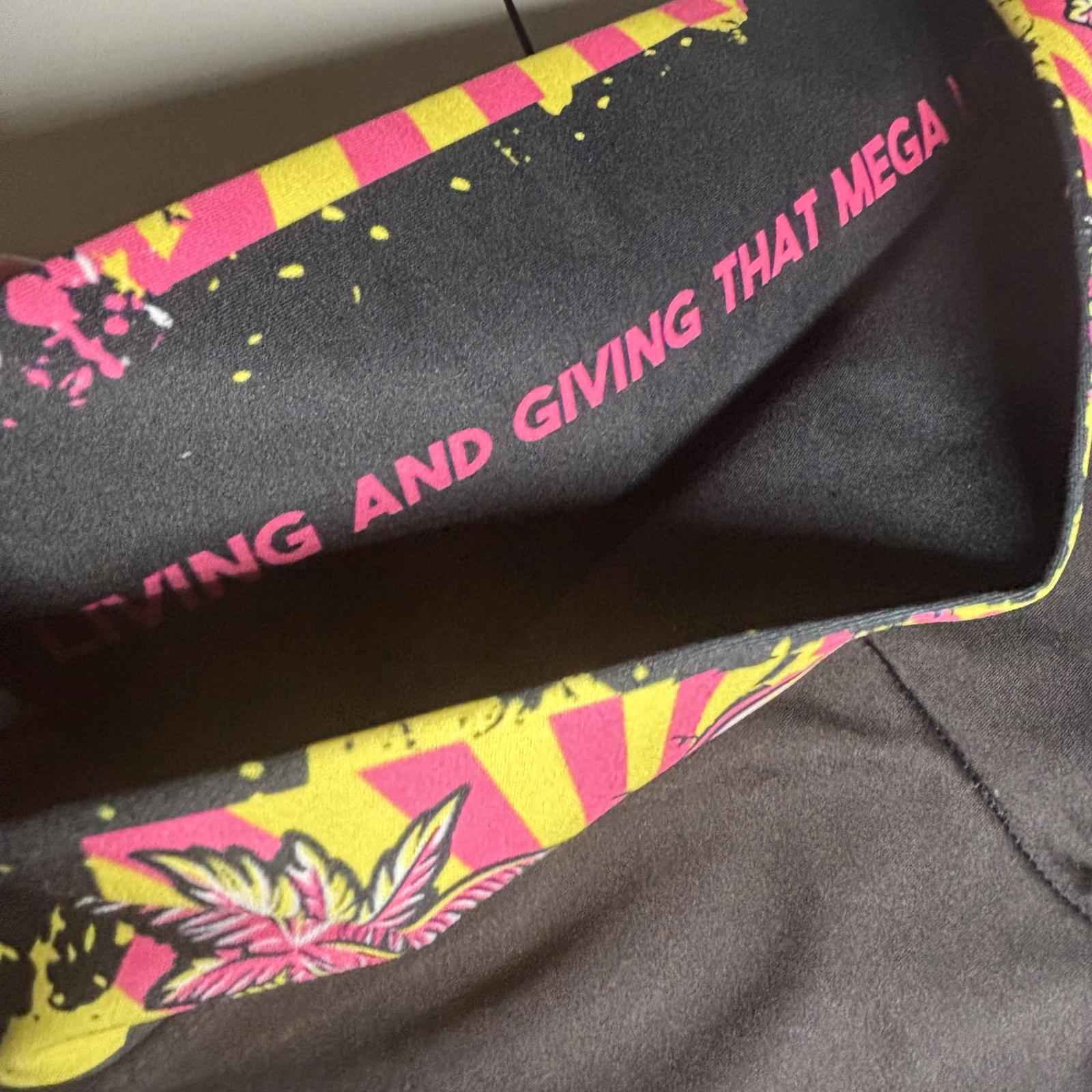 MEGA 2020 Y2K Themed Shorts - Shine Together Design, Unisex, Size M