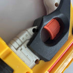 NERF Yellow and Black Toy Dart Blaster with Extra Darts