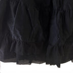 Capital M Black Tiered Skirt Women's Size M Vintage Boho Summer