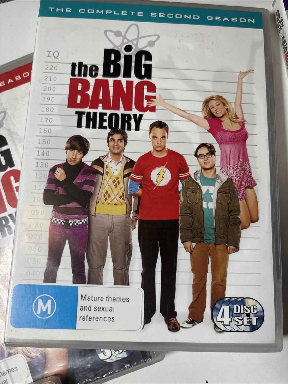 The Big Bang Theory Seasons 1-5 DVD Free Postage