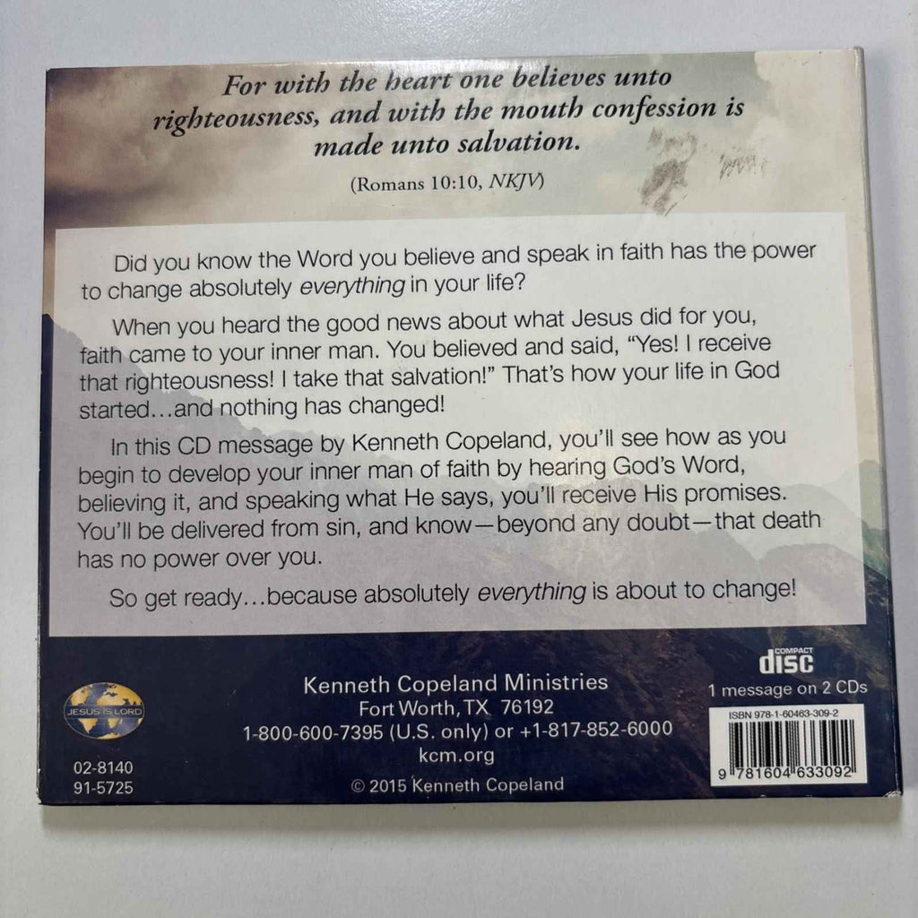 Faith-Filled Words Dominate The Law of Sin & Death CD by Kenneth Copeland NEW