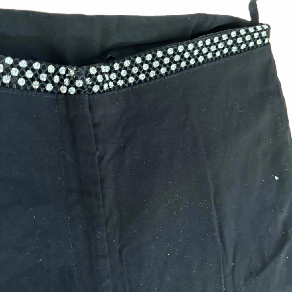 Perfect Women's Black Leggings with Stylish Mesh Detail, Size XL - Come Sell Nearly Anything