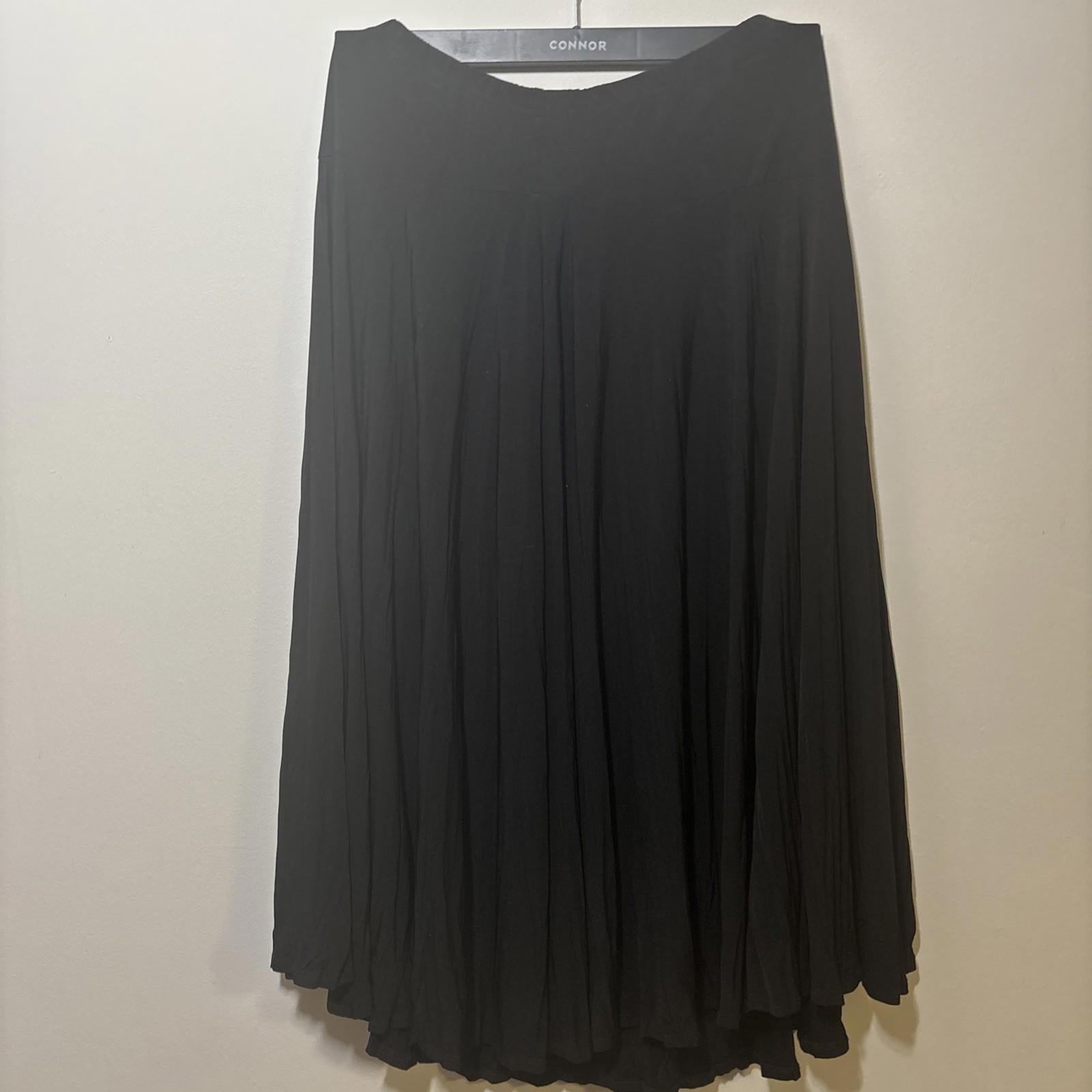 Womens Skirt With Pouch Sz 16 Black Stretch Work Formal Stitches Vintage - Come Sell Nearly Anything