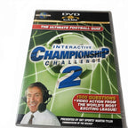 Interactive Championship Challenge 2 [DVD] Martin Tyler Football Soccer Game Tri