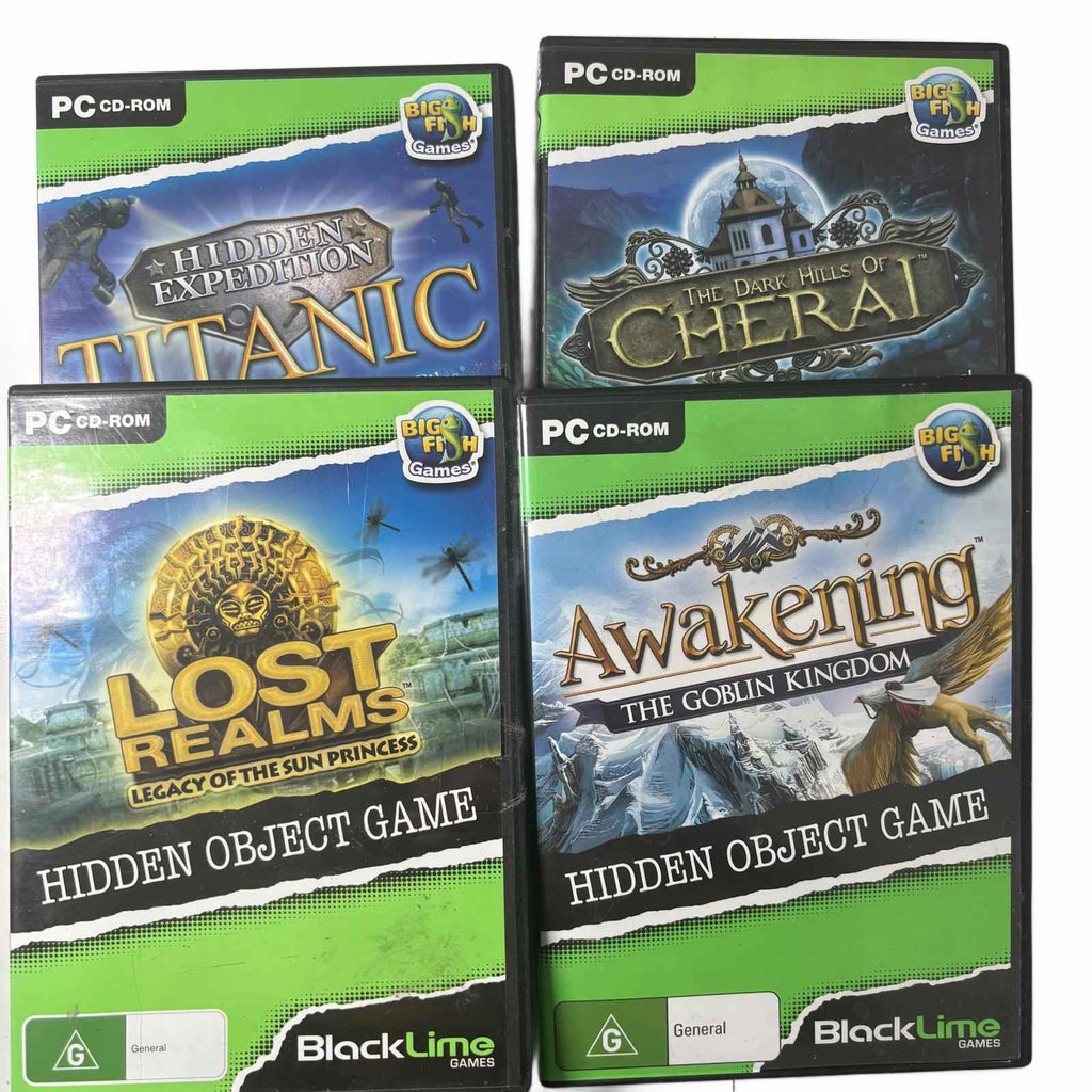 Big Fish Games Hidden Object PC Game Collection