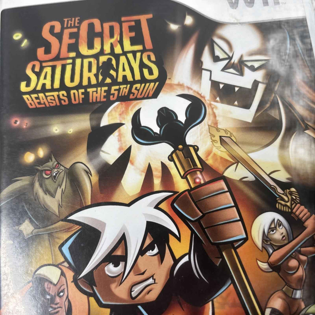 Wii - The Secret Saturdays - Beasts of the 5th Sun (Manual Inc)