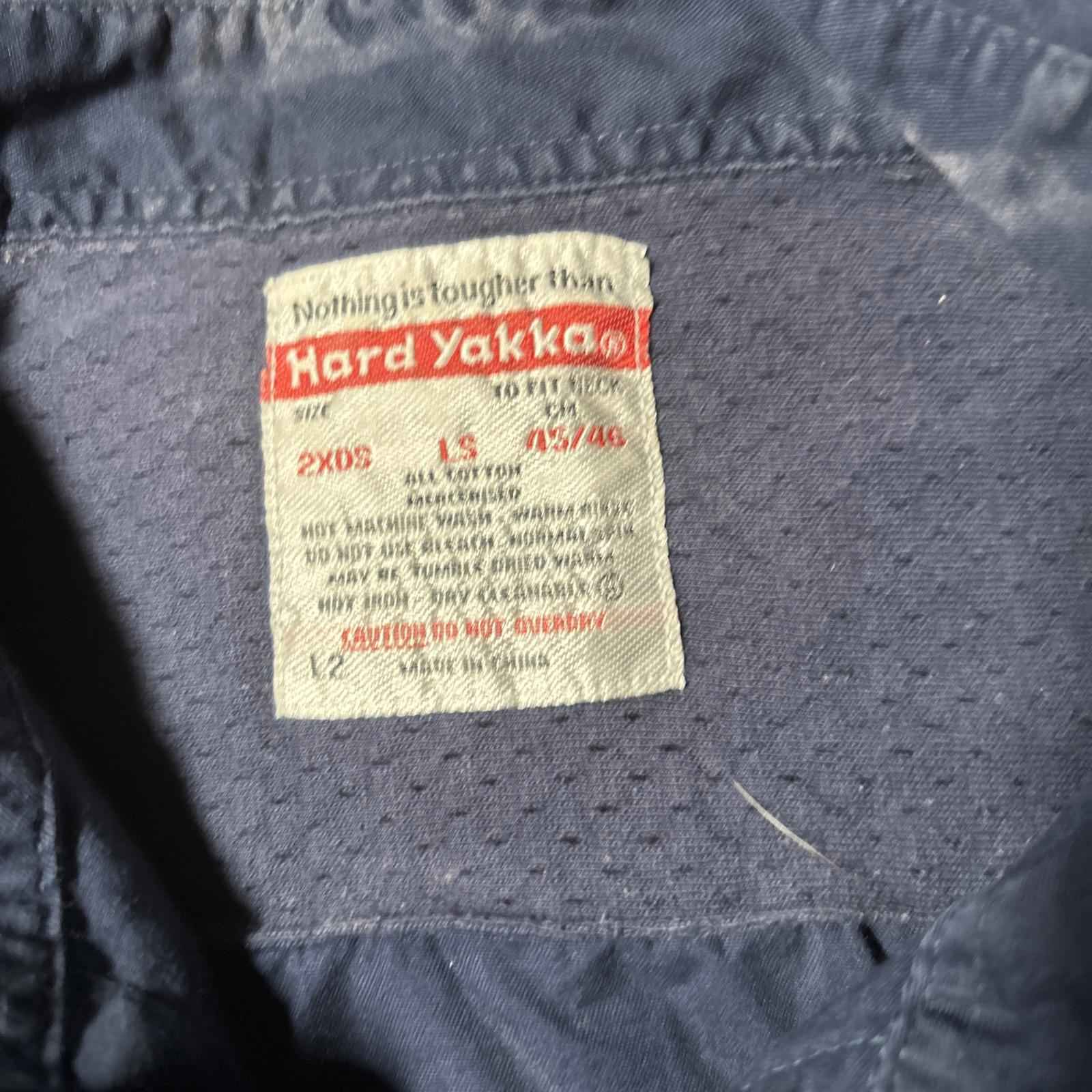 Hard Yakka Men's Navy Blue Work Shirt Size 2XDS Brisbane City Council