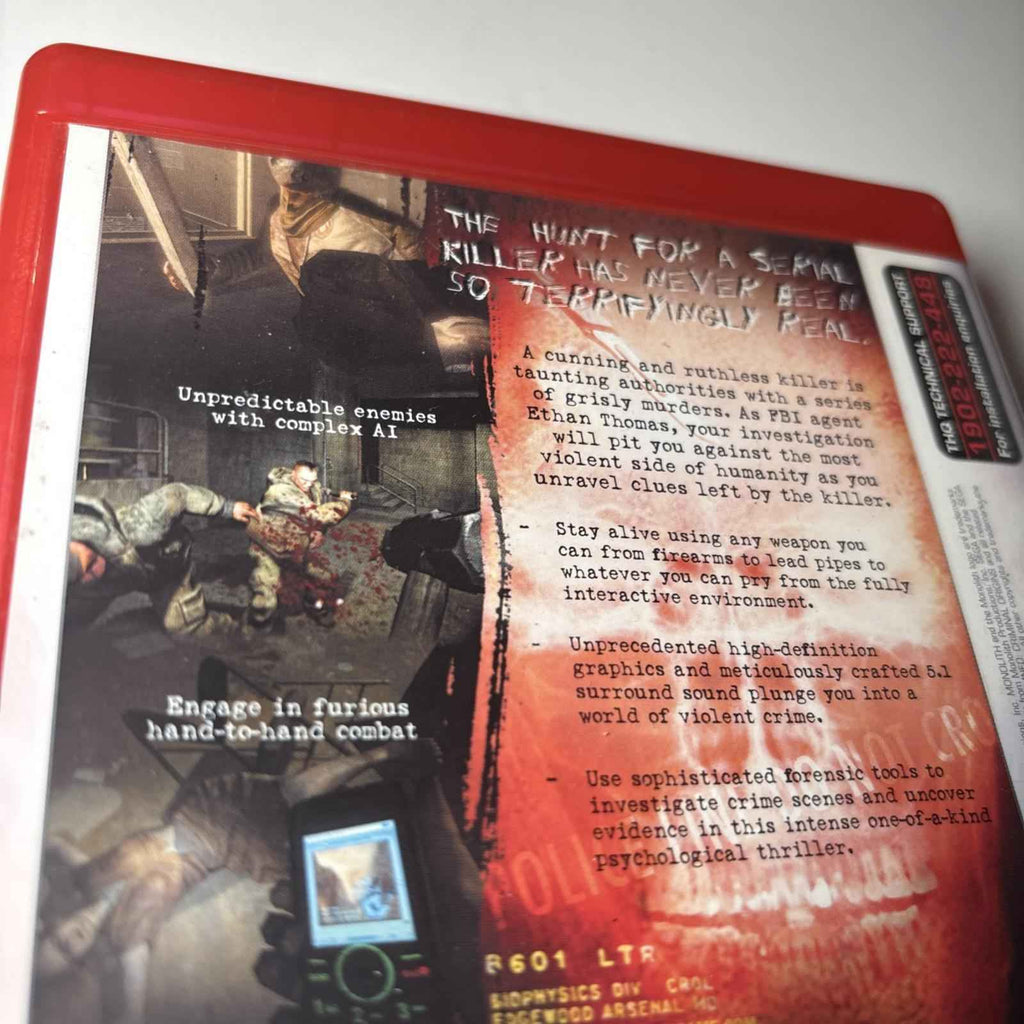 Condemned (SEGA) PC CD-ROM Game for Windows XP, 2000, Vista