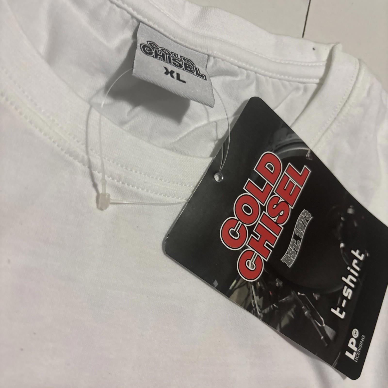 Cold ChiseL Promo East White Tee Gift Fan T-shirt BNWT Size XL - Come Sell Nearly Anything