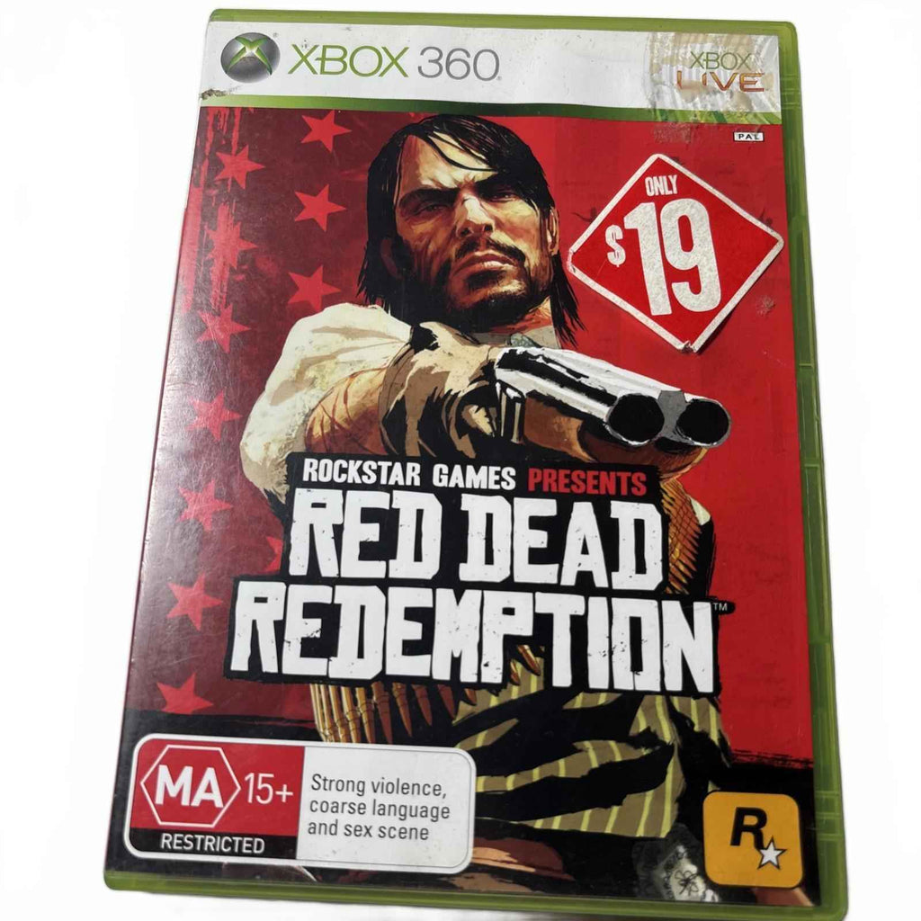Red Dead Redemption Xbox 360 Game PAL Complrtr With Manual No Map