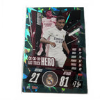 Rodrygo 2021-22 Topps Match Attax UEFA Champions League #HT1 Hat Trick Hero Foil